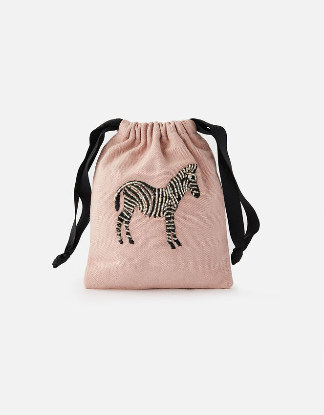 Zebra Eye Mask, Pouch and Scrunchie Set WWF Collaboration, , large