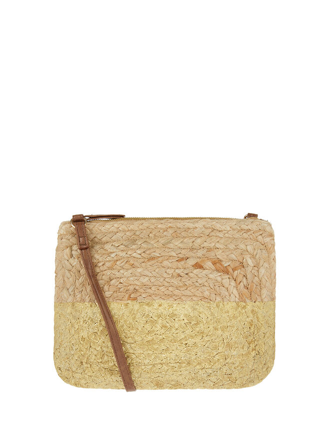 Sarah Metallic Rope Cross-Body Bag, , large