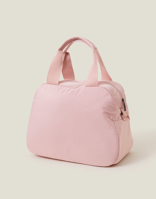 Floral Quilted Travel Bag, Pink (BLUSH), large