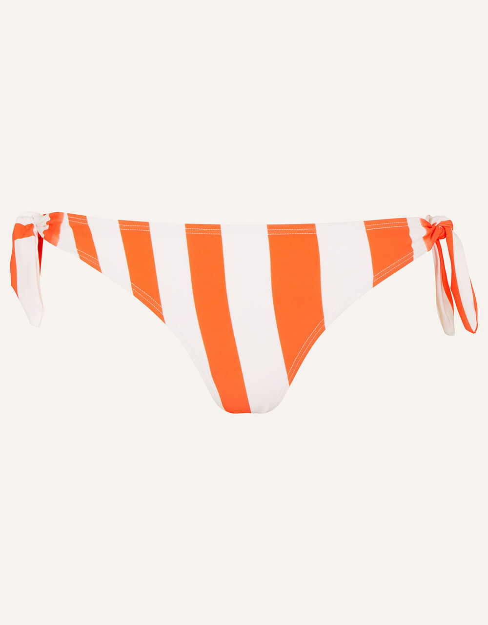 Optical Illusion Bikini Tie Top, Orange (ORANGE), large