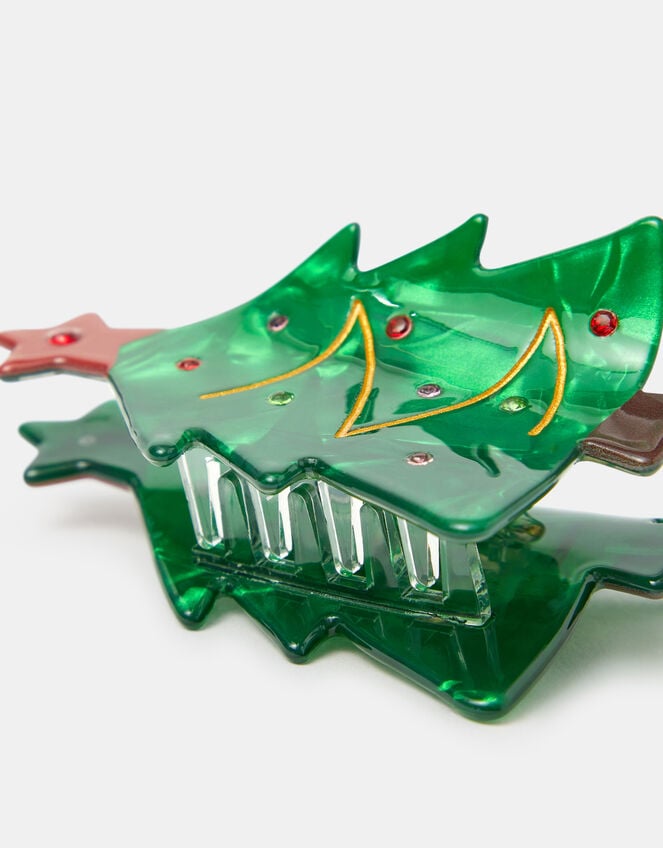Christmas Tree Claw Clip, , large