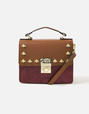 Bee Studded Handheld Bag, Multi (BRIGHTS-MULTI), large