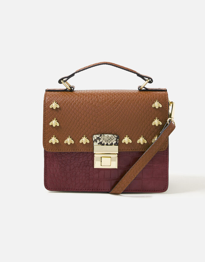 Bee Studded Handheld Bag, Multi (BRIGHTS-MULTI), large