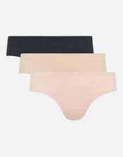 No VPL Brazilian Briefs Set of Three, Multi (ASSORTED), large