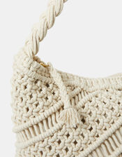 Macrame Shoulder Bag, , large