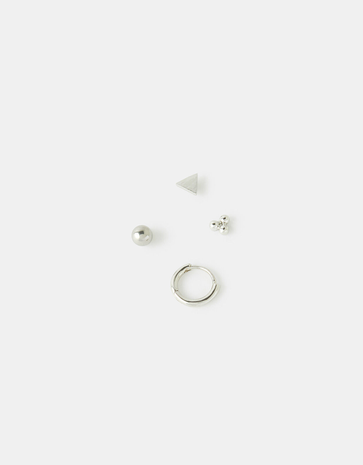 Hoop and Stud Flat Back Piercing Set