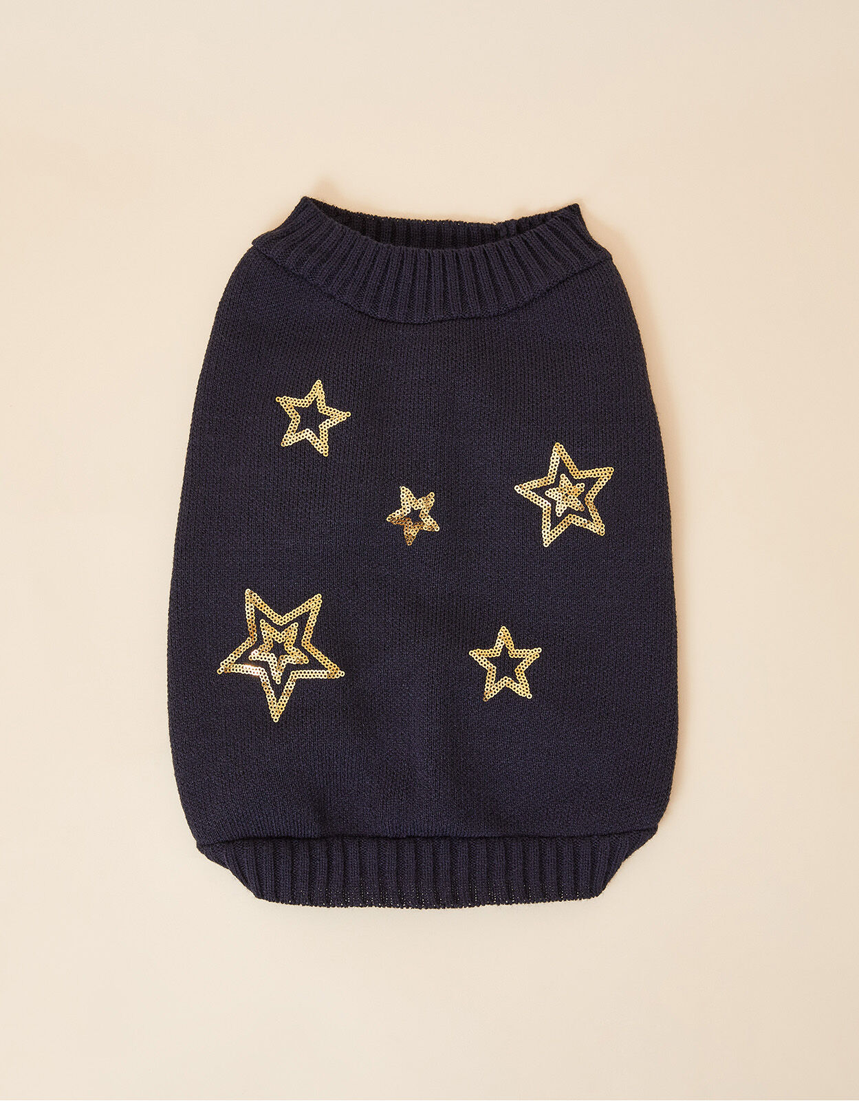 Starry Sky Knit Dog Jumper Blue Gifts for pets Accessorize UK