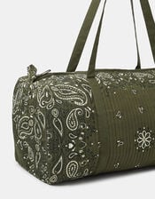 Quilted Paisley Weekend Bag, , large