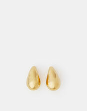 14ct Gold-Plated Molten Stud Earrings, , large