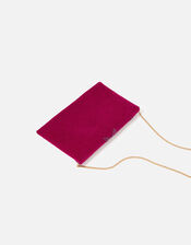 Beaded Star Velvet Clutch, , large
