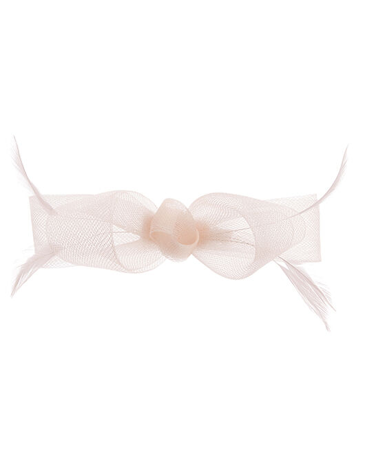 White fascinator accessorize clearance