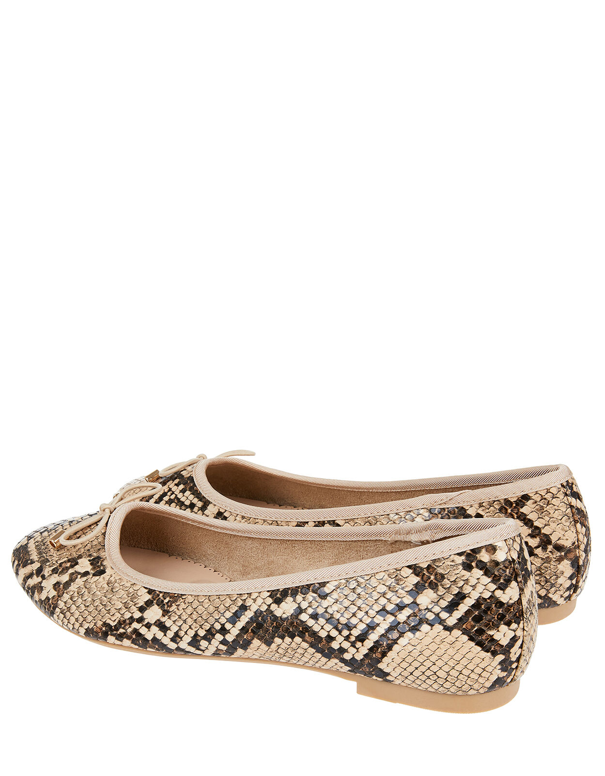 Snakeskin ballet flats new arrivals