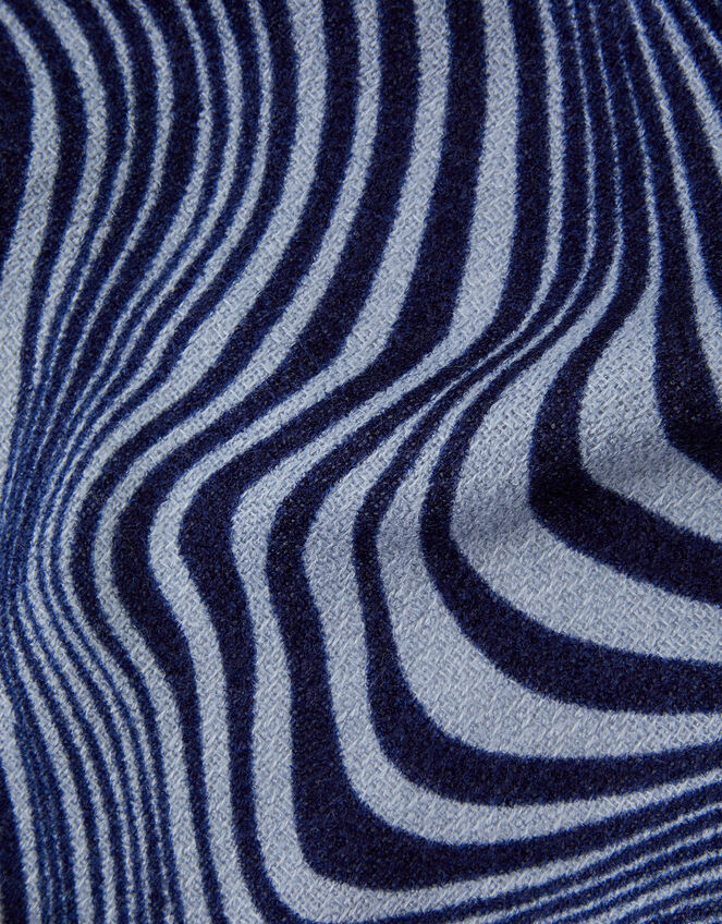 Swirl Print Midweight Scarf, , large