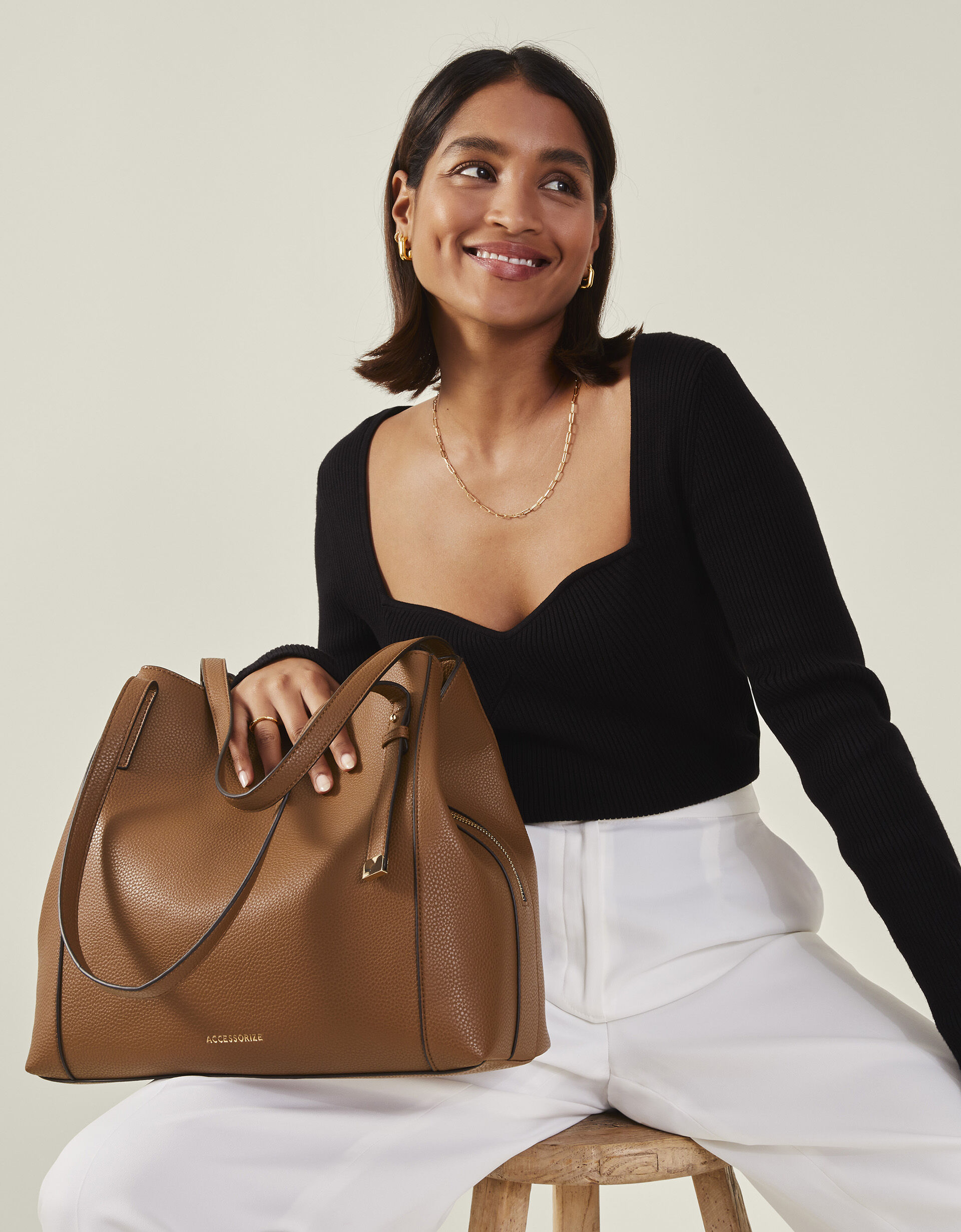 Bucket Shoulder Bag Tan | Shop All | Accessorize ROI Bucket Shoulder Bag Tan | Shop All | Accessorize ROI
