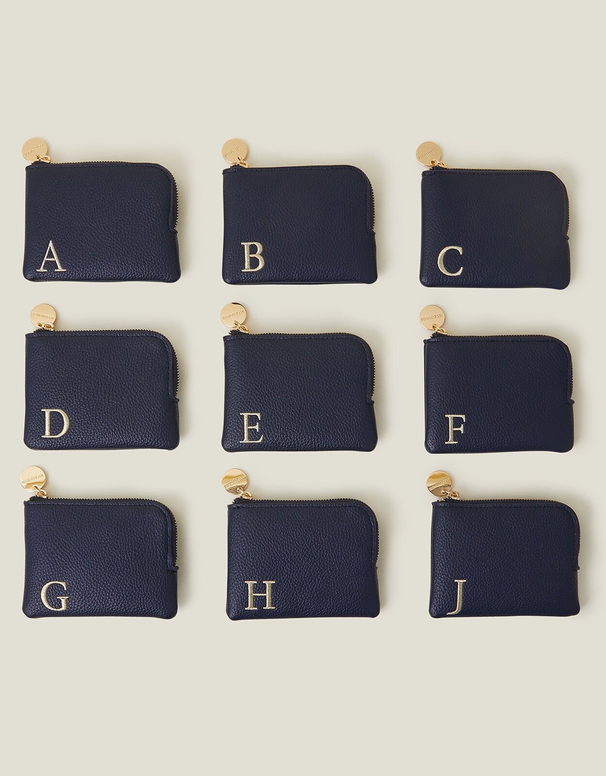 Initial Coin Purse Blue Purses Cardholders Accessorize Global