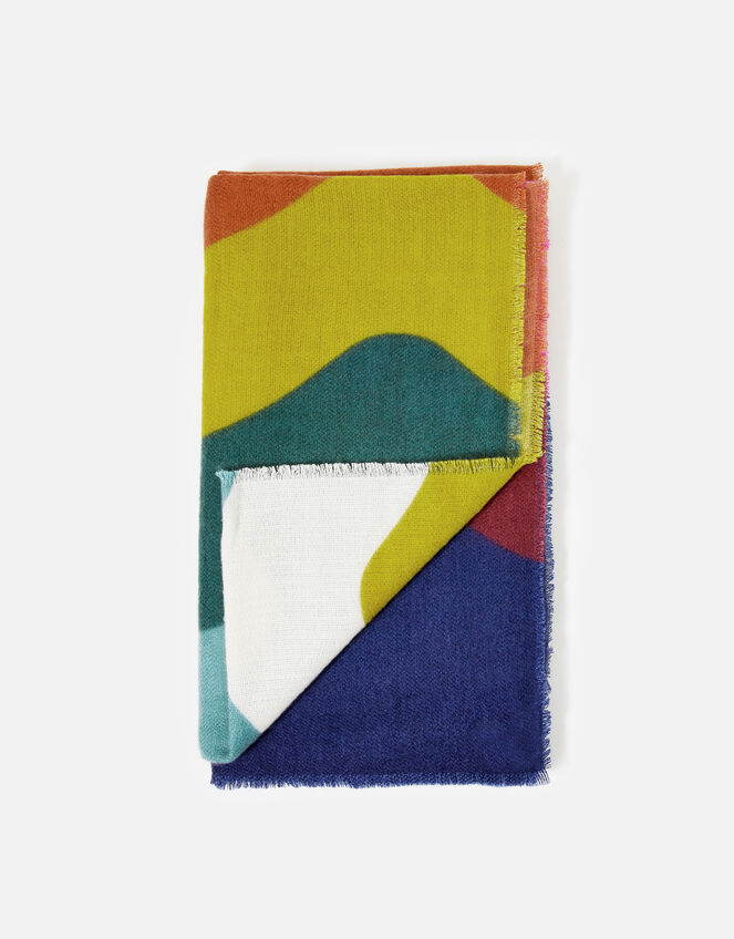 Rainbow Wave Supersoft Blanket Scarf , , large