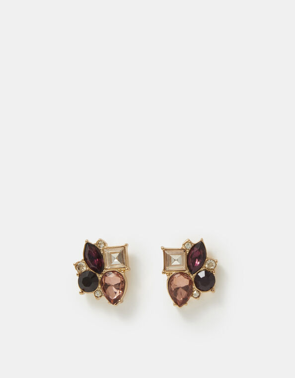 Gemstone Stud Earrings , , large