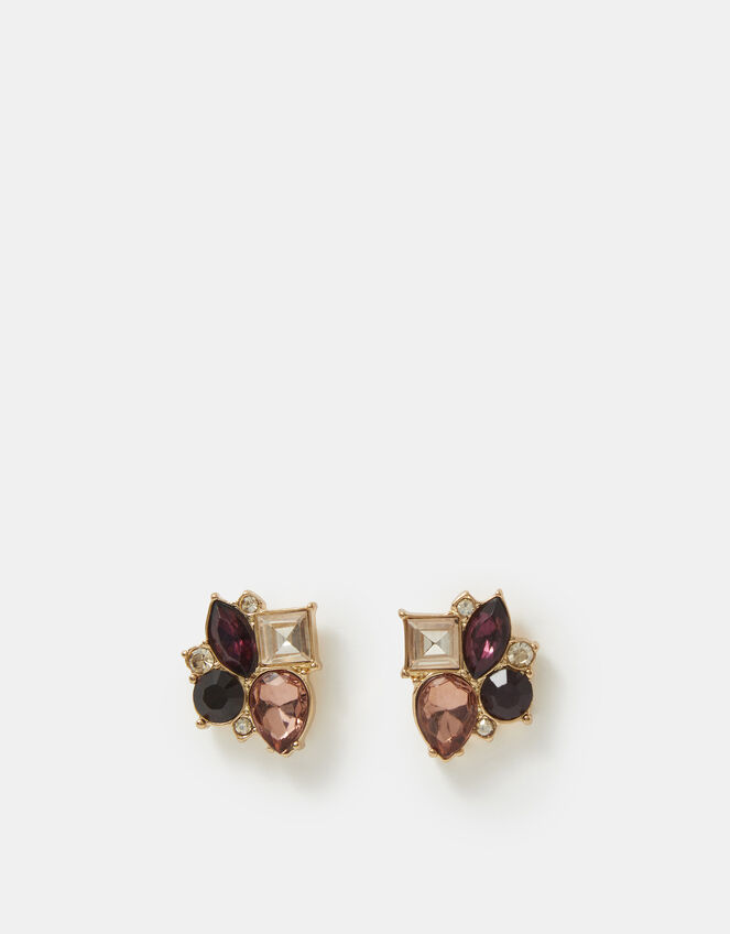 Gemstone Stud Earrings , , large