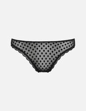 Spot Mesh Briefs, Black (BLACK), large