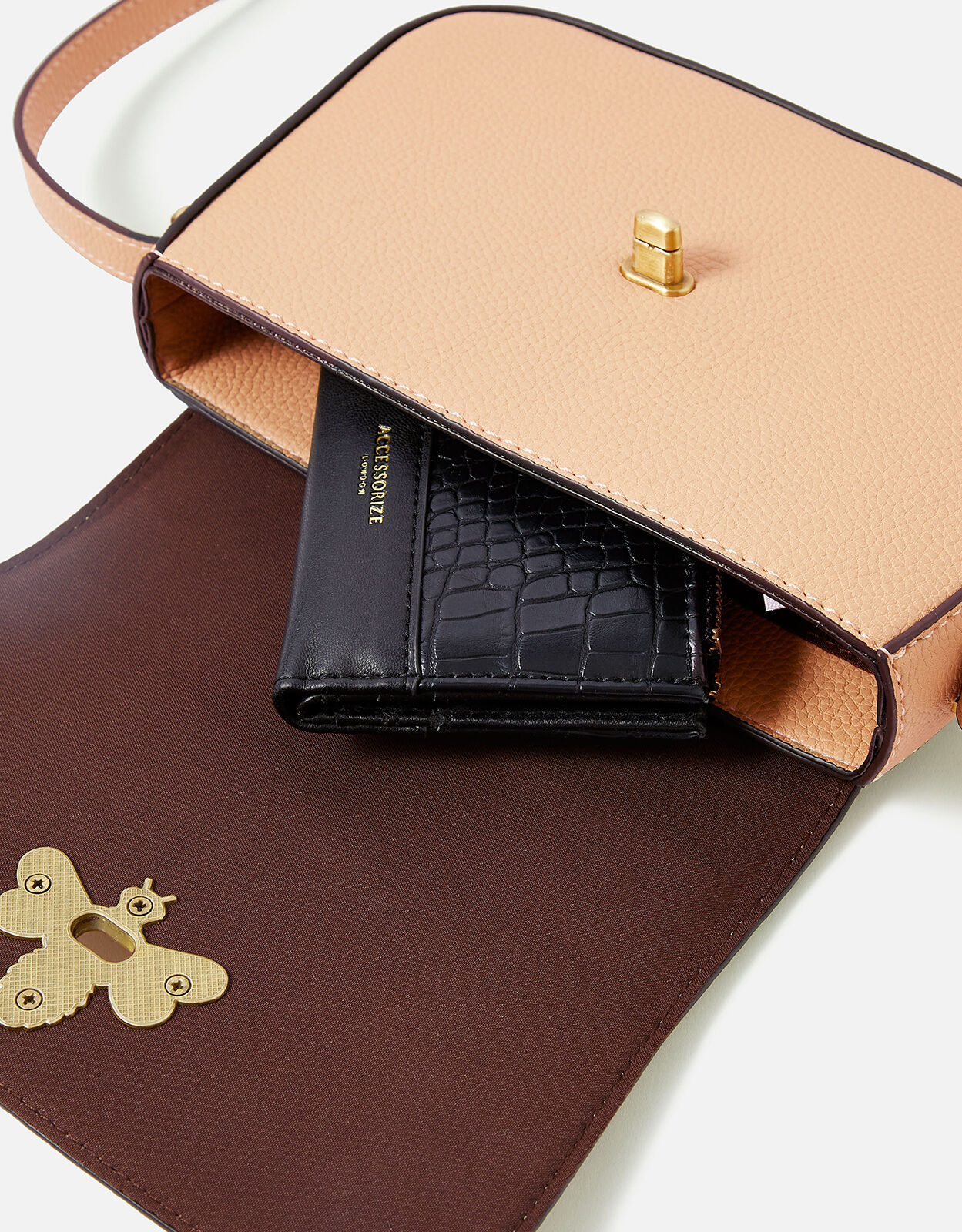 Bee Cross Body Bag Camel Crossbody Bags Accessorize Global