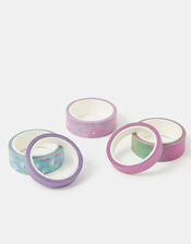 Girls 5-Pack Unicorn & Rainbow Washi Tape Set, , large