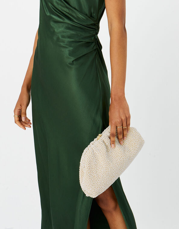 Pearl Cloud Clutch Bag, , large