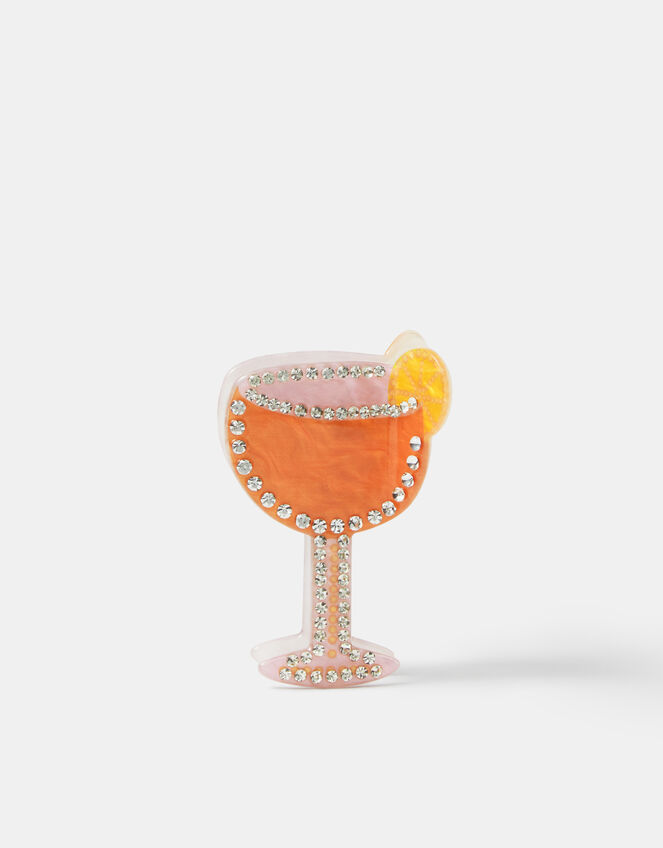 Aperol Spritz Claw Clip, , large