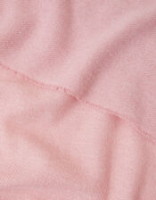 Plain Super-Soft Blanket Scarf Pink, , large