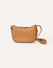 Scoop Cross-Body Bag, Tan (TAN), large