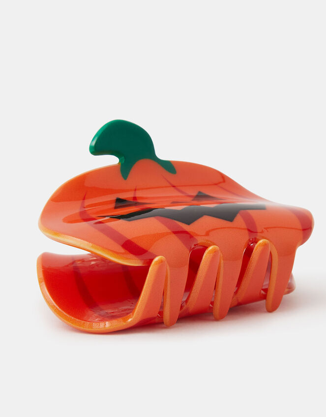 Halloween Pumpkin Claw Clip, , large