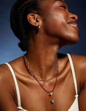 14ct Gold-Plated Diamond Cut Chain Necklace, , large