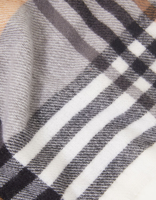 gregory ladner check blanket scarf