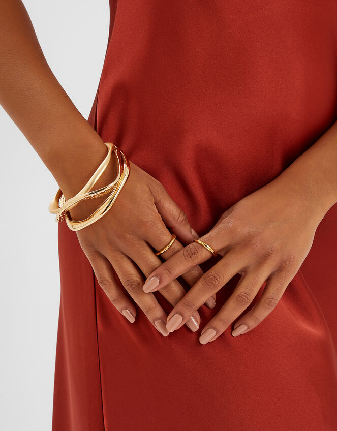 3-Pack Mix Textured Bangles, , large