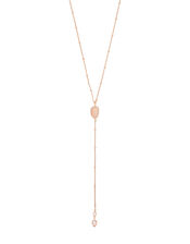 Healing Stone Rose Quartz Pendant Necklace, , large