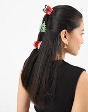 3-Pack Mini Christmas Claw Clips, , large