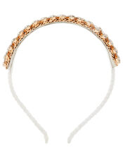 Crystal and Velvet Headband, , large