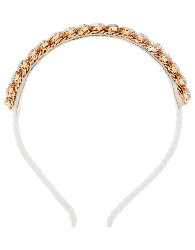 Crystal and Velvet Headband, , large