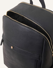 Classic Zip Around Backpack, Black (BLACK), large