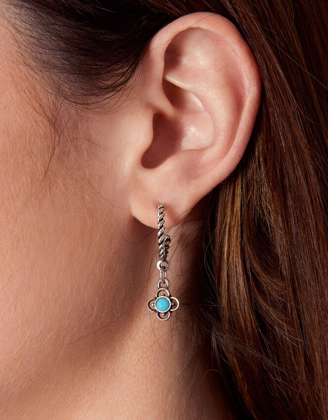 Filigree Stud and Hoop Earrings Set of Three Earrings Accessorize UK