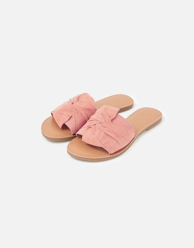 Perth Fabric Twist Sliders, Pink (PINK), large
