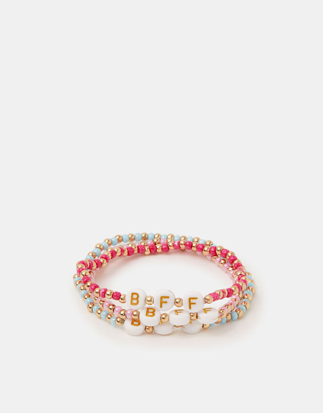 3-Pack Girls Beaded Friendship Bracelets, , large