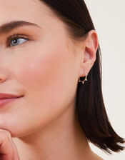 Sterling Silver Bobble Stud and Hoops Set of Two, , large