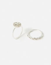Wedding Ring Twinset, White (CRYSTAL), large