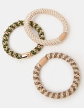 3-Pack Cord Hair Bands, , large
