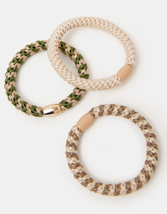 3-Pack Cord Hair Bands, , large
