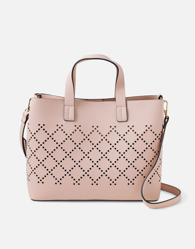 Cut Out Handheld Bag, Nude (NUDE), large