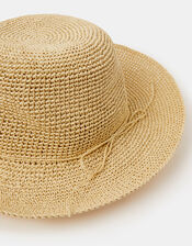 Straw Bucket Hat Natural, , large