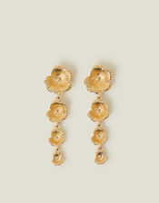 Statement Flower Drop Earrings, , large