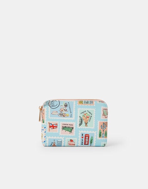 London Stamp Print Coin Purse, , large