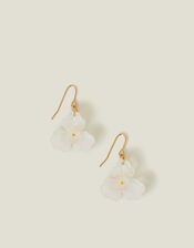 Flower Drop Earrings, , large